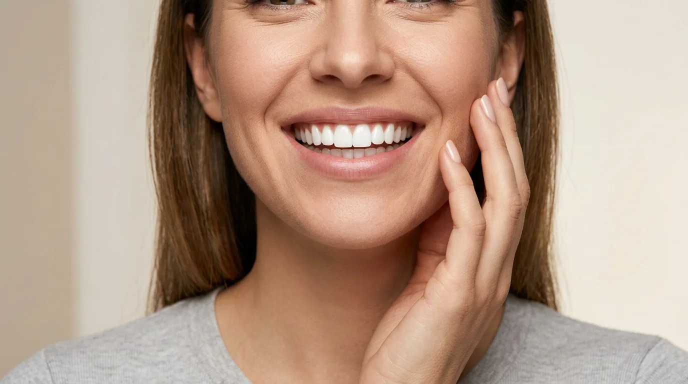 Paciente sonriendo tras diseño de sonrisa